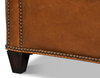 Vandike Arm Chair  Cuba Brown, by Sarreid, 3'2" length x 2'11" width x 3'2" height thumbnail 6