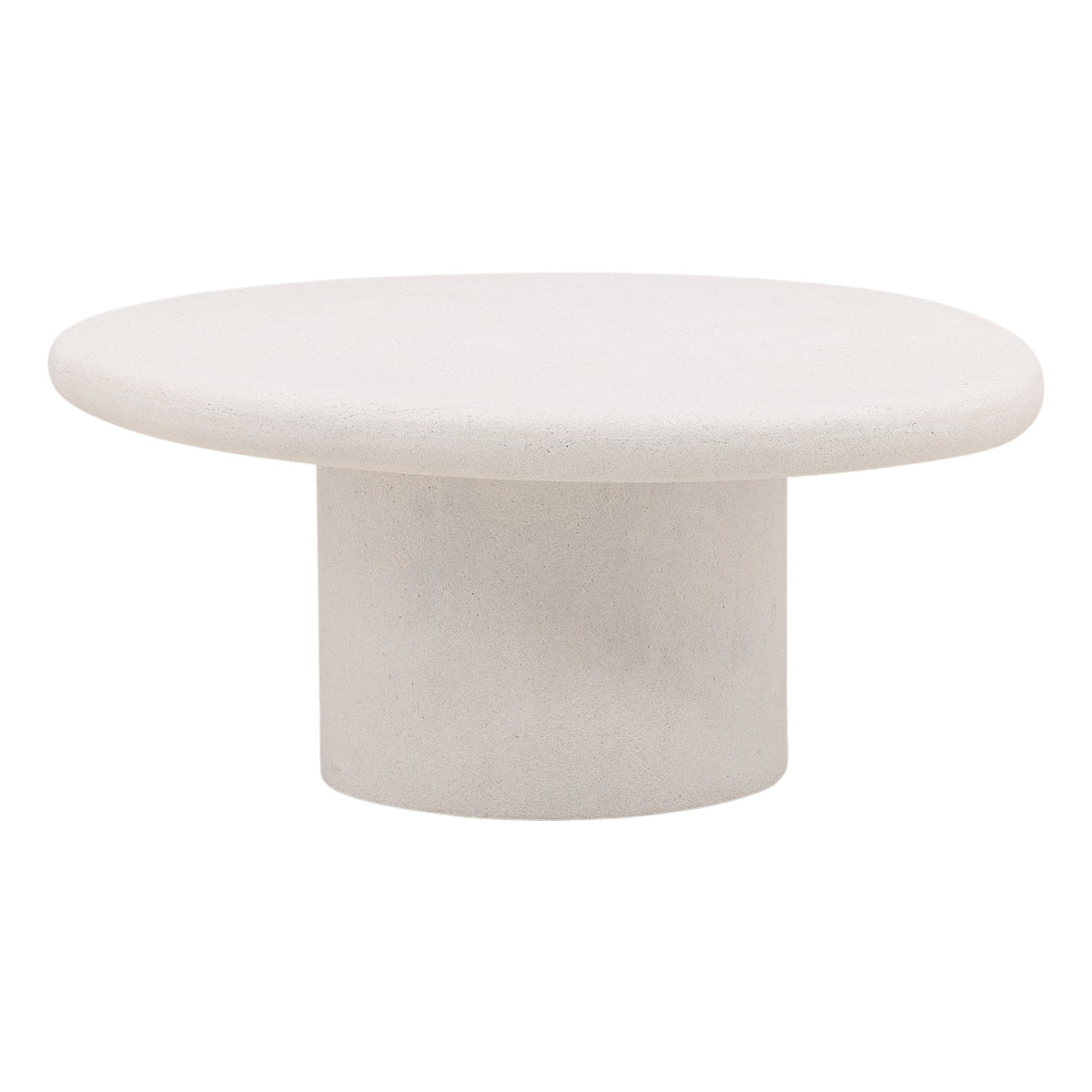 Raul Coffee Table White, by Dovetail, 35" width x 15" height x 32" depth View 1
