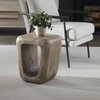 Loophole Bleached Wash Accent Stool, Ottoman by Uttermost, 16" width x 18" height x 14" depth thumbnail 2