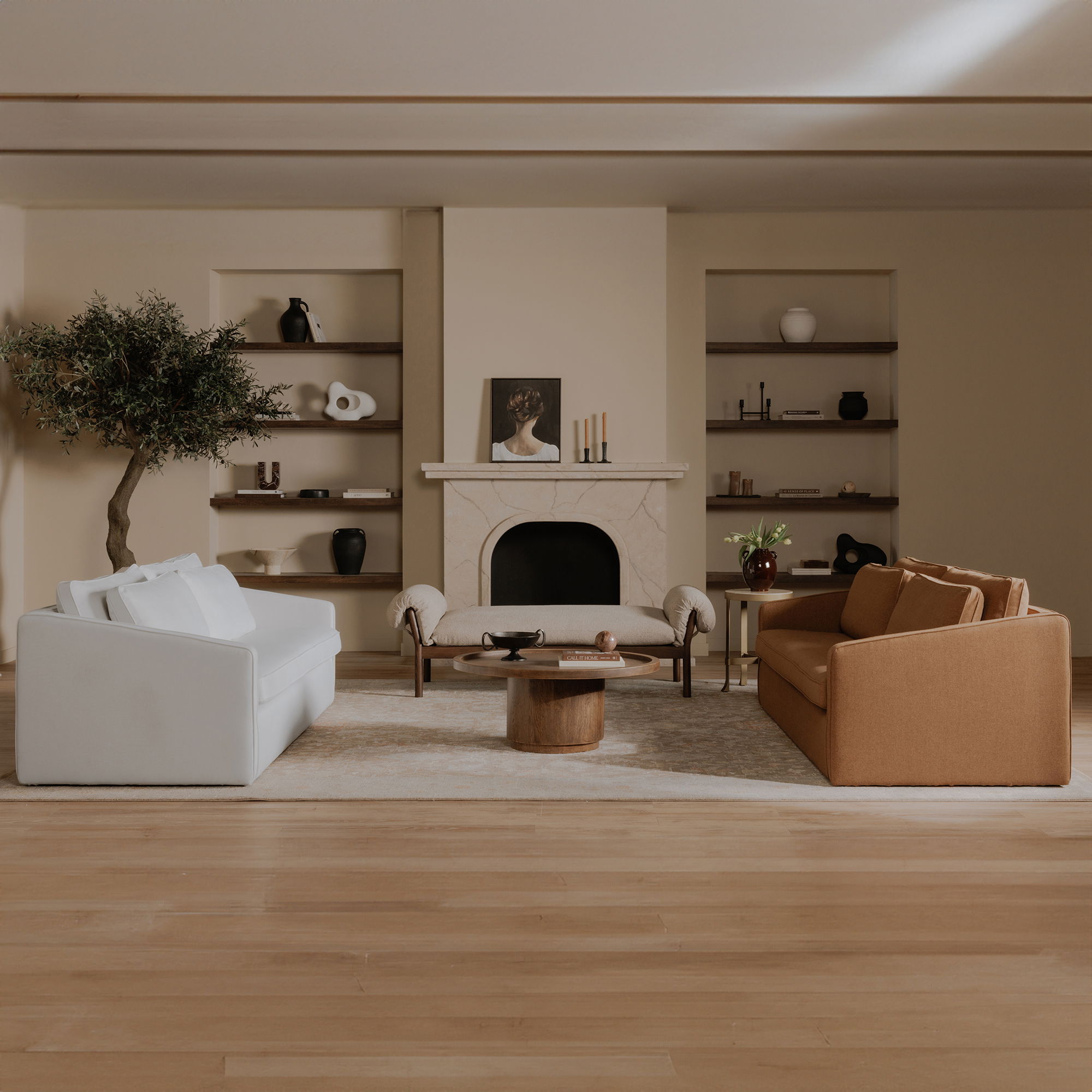 Cardero Daybed Beige, Chaise Lounges & Daybed by Moe's Home, 74.5" width x 23.5" height x 30" depth View 10