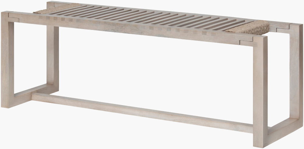 Aldeano Bench, Benche by Surya, 47" width x 16" height