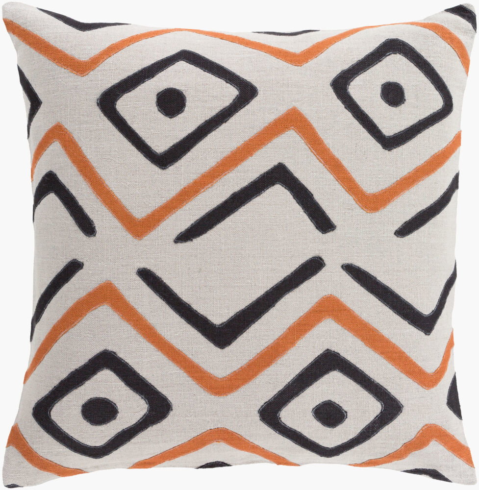 Nairobi Accent Pillow Down, Decorative Pillow by Surya, 22" length x 22" width