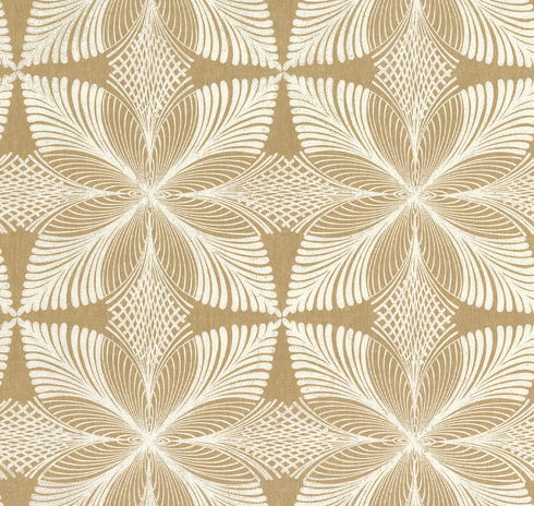 Roulettes Gold Wallpaper