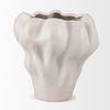 Vanna Sculptural Cream Glazed Ceramic Vase thumbnail 2