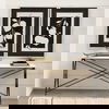Lorlei Marble Top with Black Iron Base Console Table thumbnail 1