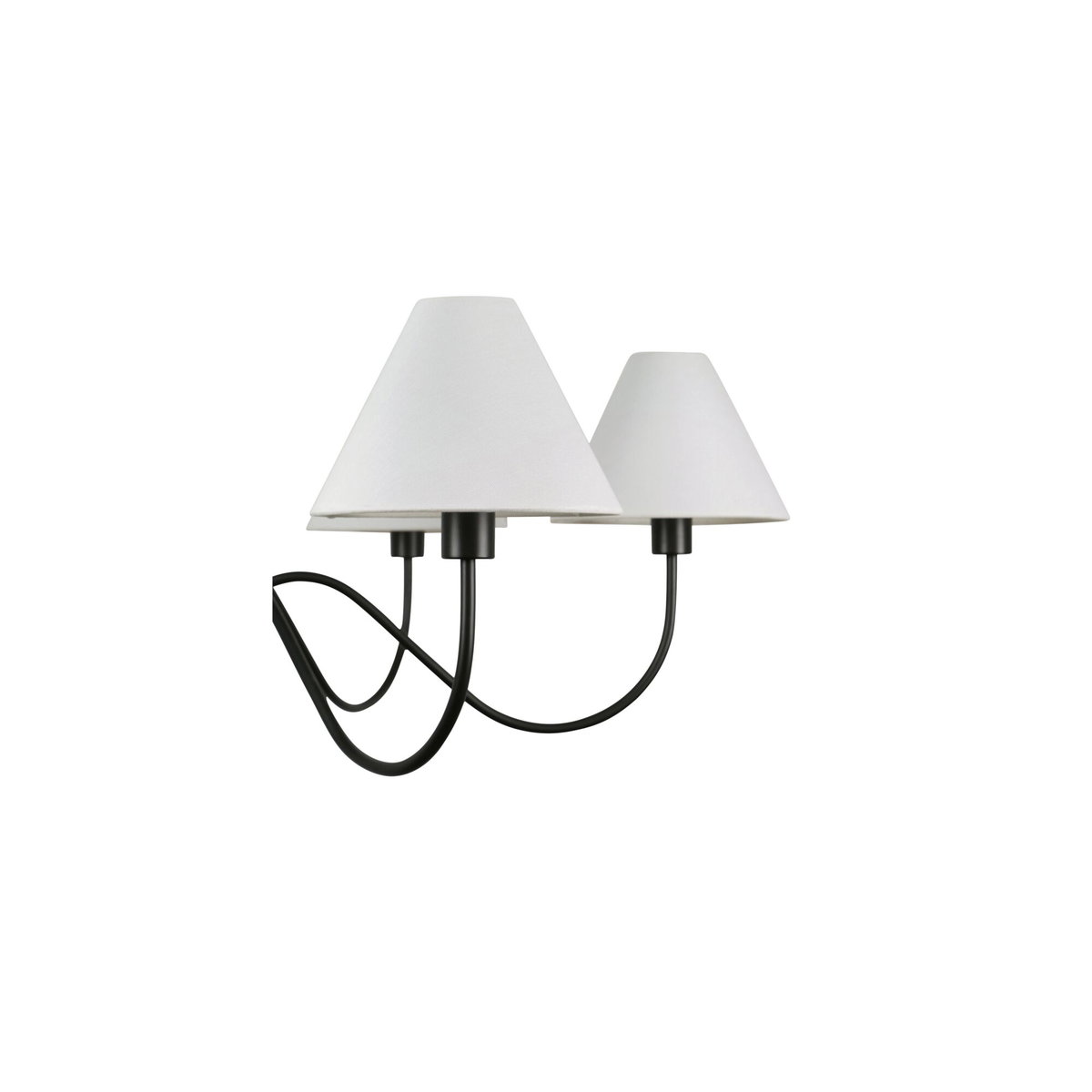 Whitney Chandelier Blackened Bronze, Pendant by Moe's Home, 47.25" width x 50" height x 47.25" depth View 4