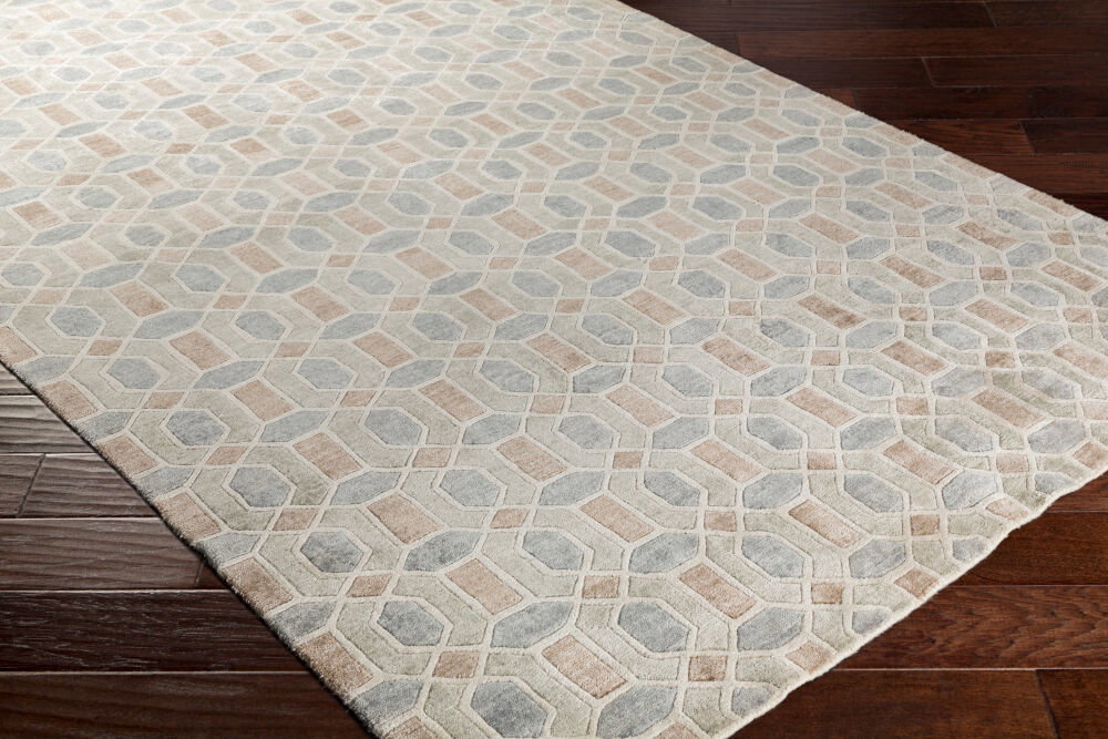 Florentine Handmade Rug, by Surya, 1'6" length x 1'6" width