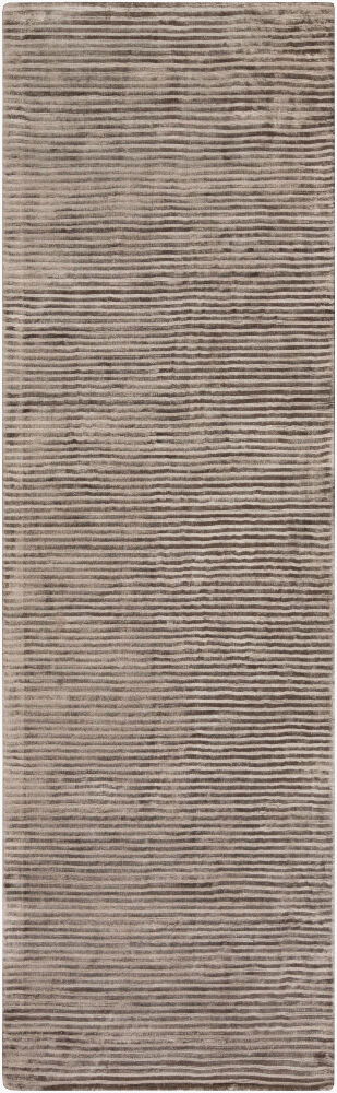 Graphite Handmade Rug, by Surya, 8' length x 2'6" width