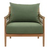 Tahoe Outdoor Sofa Chair Green, Accent Chair by Dovetail, 31" width x 33.46" height x 30.7" depth thumbnail 2