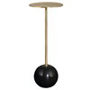 Gimlet Brass Drink Table, Furniture by Uttermost, 8.5" width x 22" height x 8.5" depth thumbnail 1
