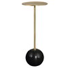 Gimlet Brass Drink Table, Side & End Table by Uttermost, 8.5" width x 22" height x 8.5" depth thumbnail 1