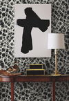 Leopard Rosettes Black & Off White Wallpaper thumbnail 1