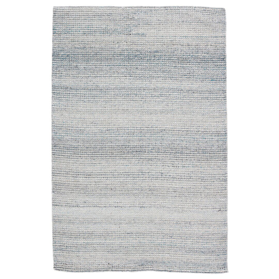 Jaipur Living Crispin Indoor/ Outdoor Solid Blue/ White Area Rug 2'X3' large image 
