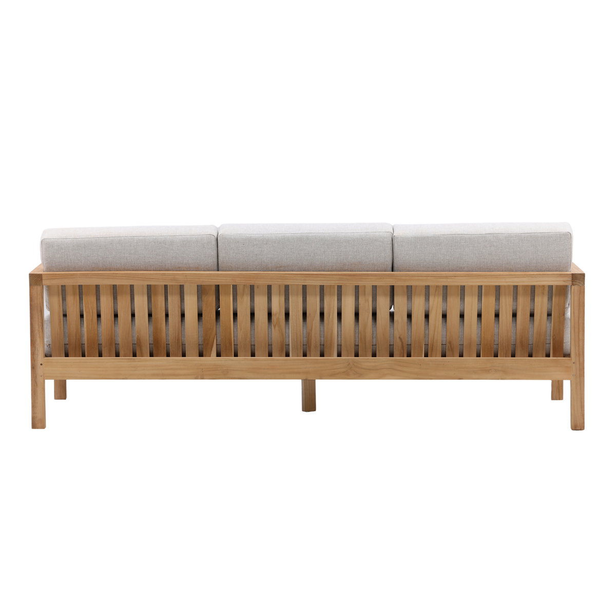 Boe Outdoor Sofa Light Grey, Sofas & Sectional by Dovetail, 82.5" width x 32" height x 31.5" depth View 4