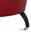 Bastian Armchair  New Rouge Leather, by Sarreid, 2'9" length x 2'9" width x 2'7" height thumbnail 8