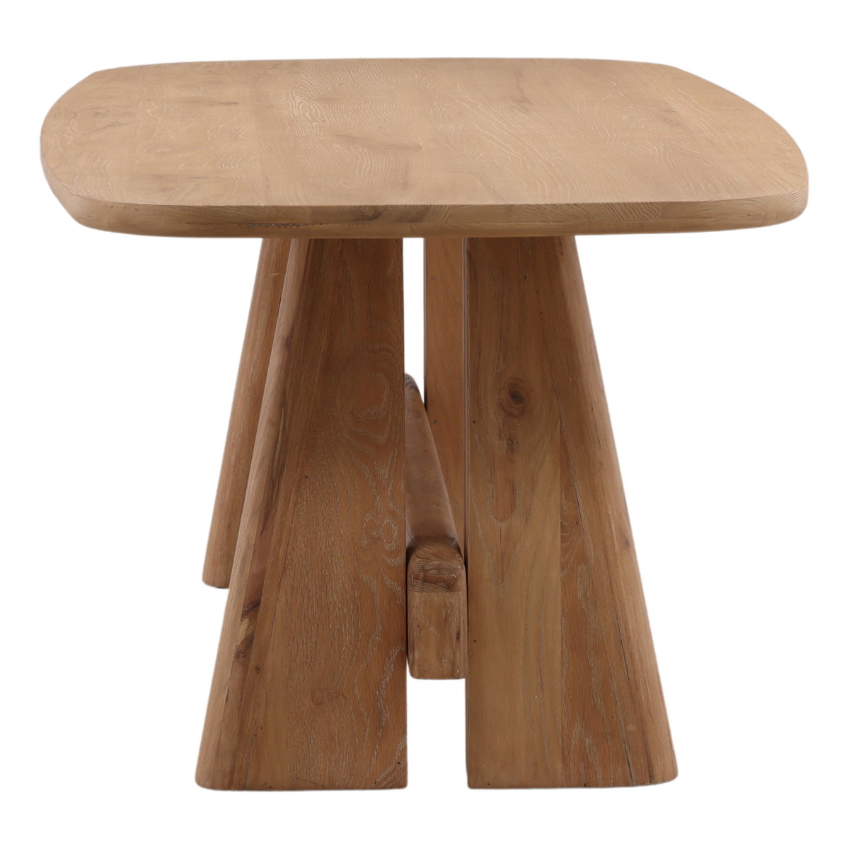 Heston Dining Table Light Natural 84', by Dovetail, 84" width x 30.2" height x 39.5" depth View 3