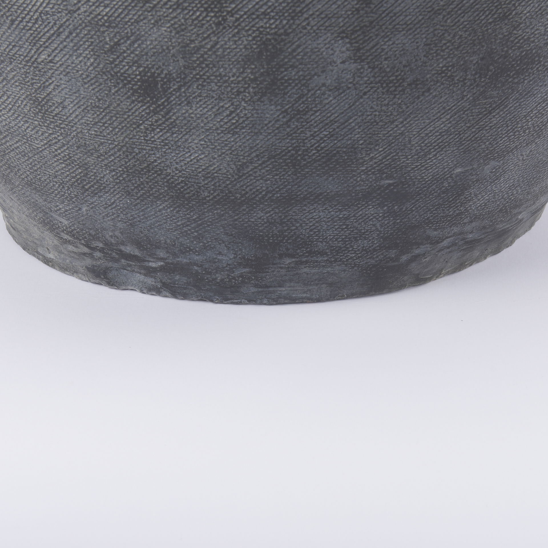 Zuma  Dark Gray Ceramic Floor Vase large image 