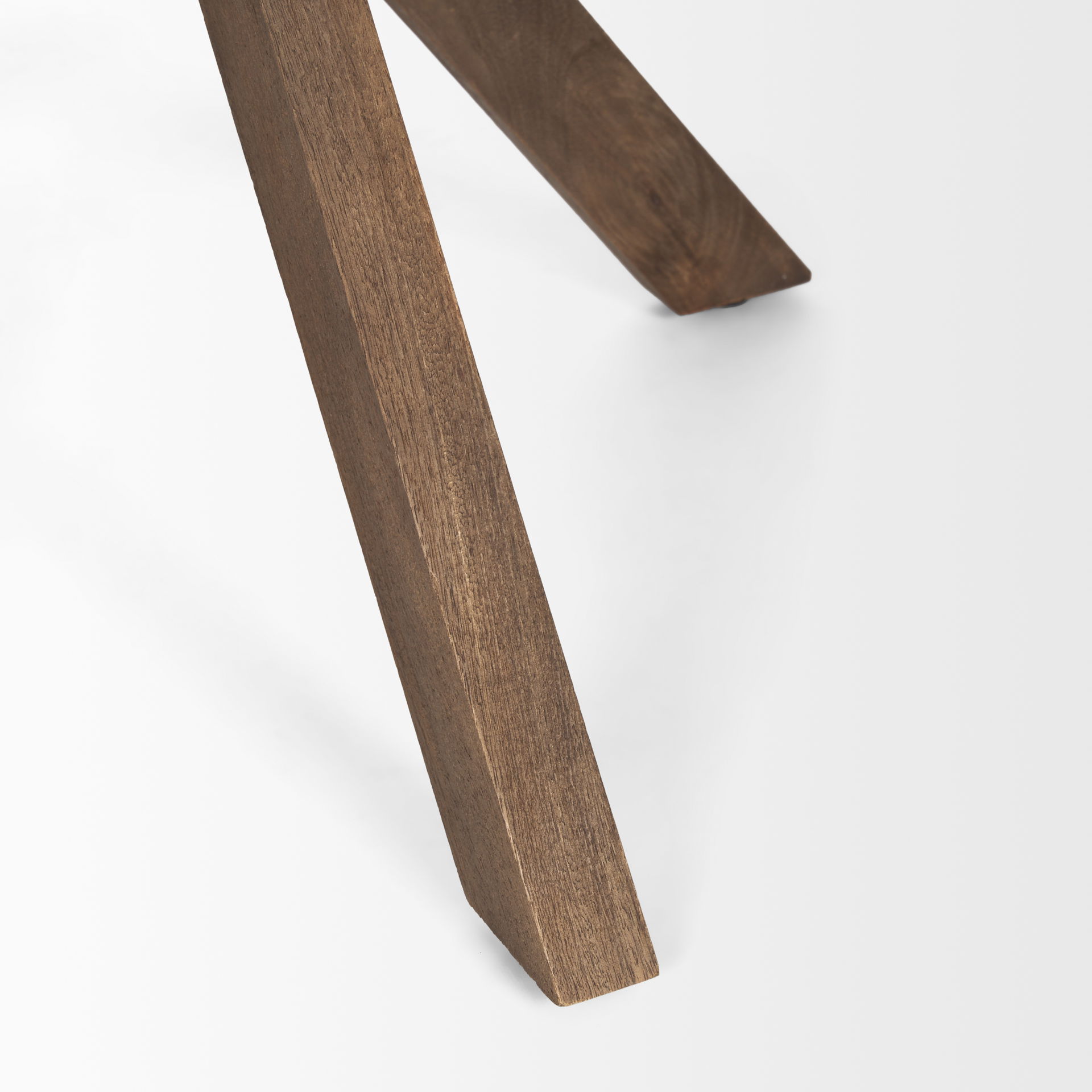 Solana Medium Brown Wood Foyer Table, Side & End Table by Mercana, 32" length x 32" width x 30" height View 9