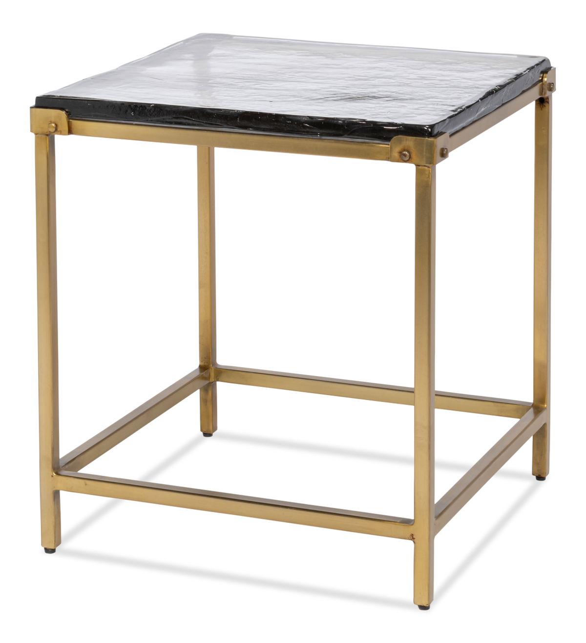Christian Side Table, by Sarreid, 1" length x 1" width x 1'10" height View 1