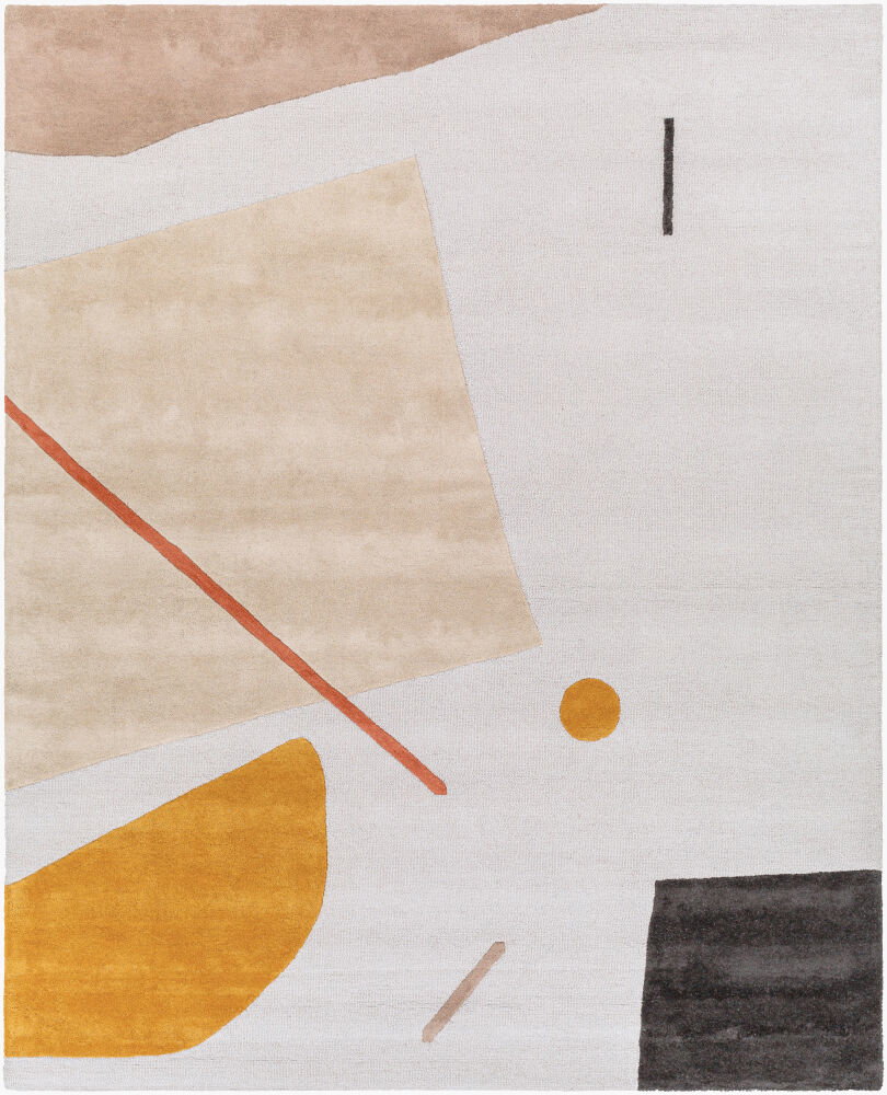 Emma Handmade Rug, by Surya, 1'6" length x 1'6" width