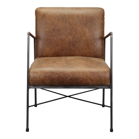 Dagwood Leather Armchair Open Road Brown