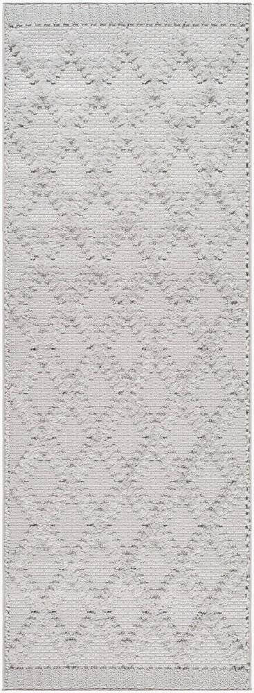 West Palm Machine Woven Rug, by Surya, 7'2.61" length x 2'7.5" width