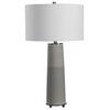 Abdel Gray Glaze Table Lamp, by Uttermost, 17" width x 30.75" height x 17" depth thumbnail 5