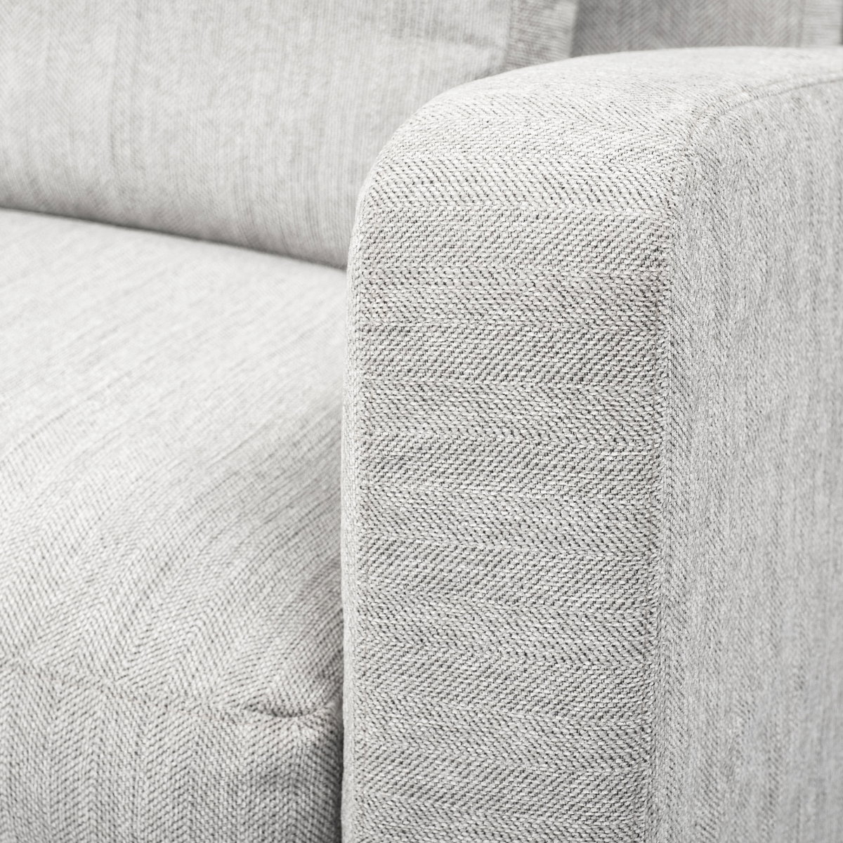 Denly I 69 X 38.25 X 34.5 Frost Gray Slipcover Two Seater Sofa, Sofas & Sectional by Mercana, 69" length x 38.25" width x 34.5" height View 8