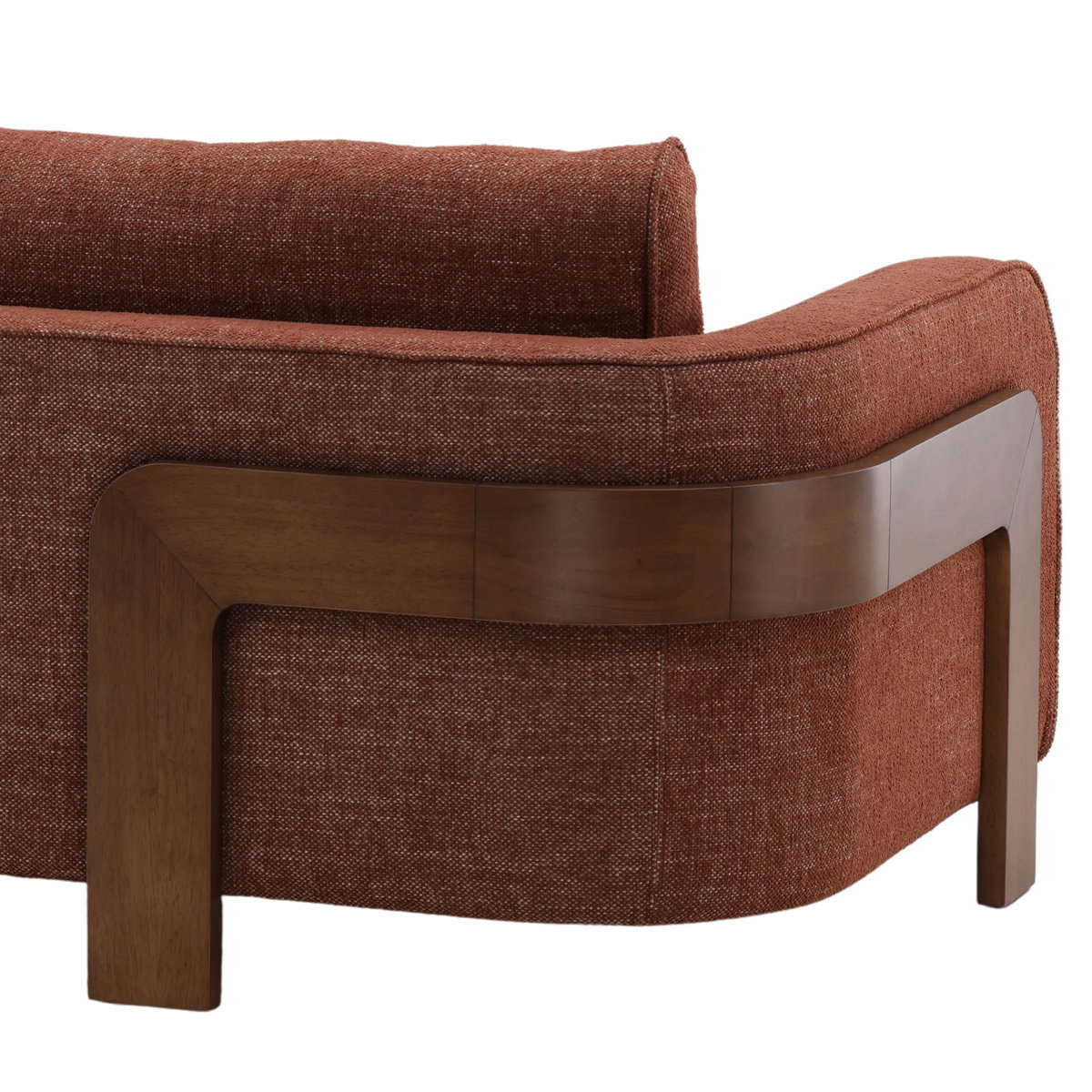 Arianne Sofa Rust, Sofas & Sectional by Dovetail, 84" width x 30.7" height x 38.5" depth View 6