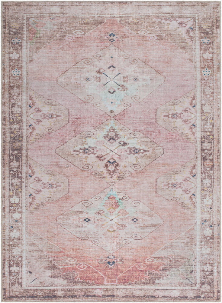 Amelie Machine Woven Rug, by Surya, 1'3.75" length x 1'3.75" width
