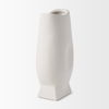 Darian Tall Textured Matte White Ceramic Vase thumbnail 7