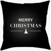 Merry Holiday Accent Pillow, Decorative Pillow by Surya, 16" length x 16" width thumbnail