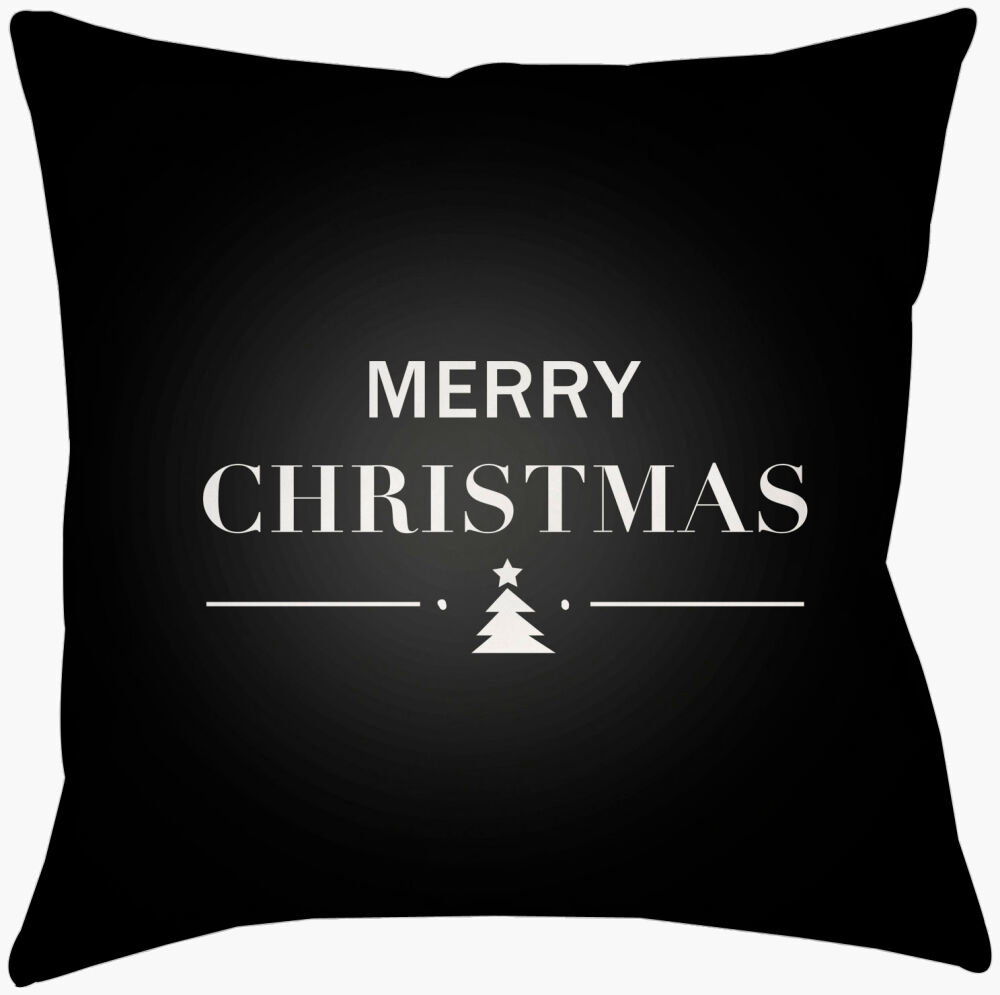 Merry Holiday Accent Pillow, Decorative Pillow by Surya, 16" length x 16" width