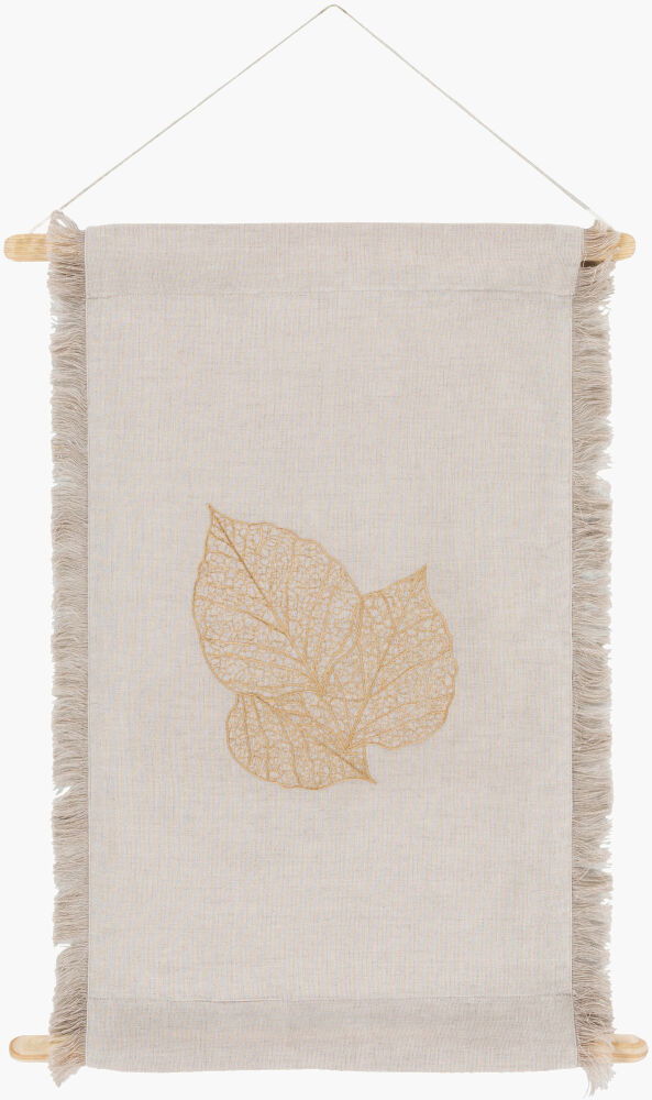 Leaf Wall Hanging, by Surya, 12" width x 18" height