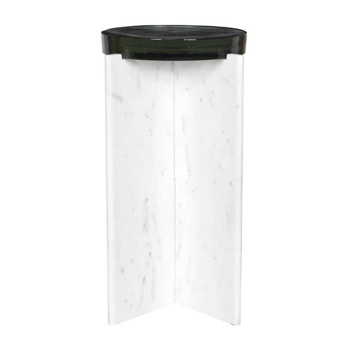 Olina Marble Outdoor Accent Table, Outdoor Table by Uttermost, 1'2" width x 1'10" height x 1'2" depth View 4