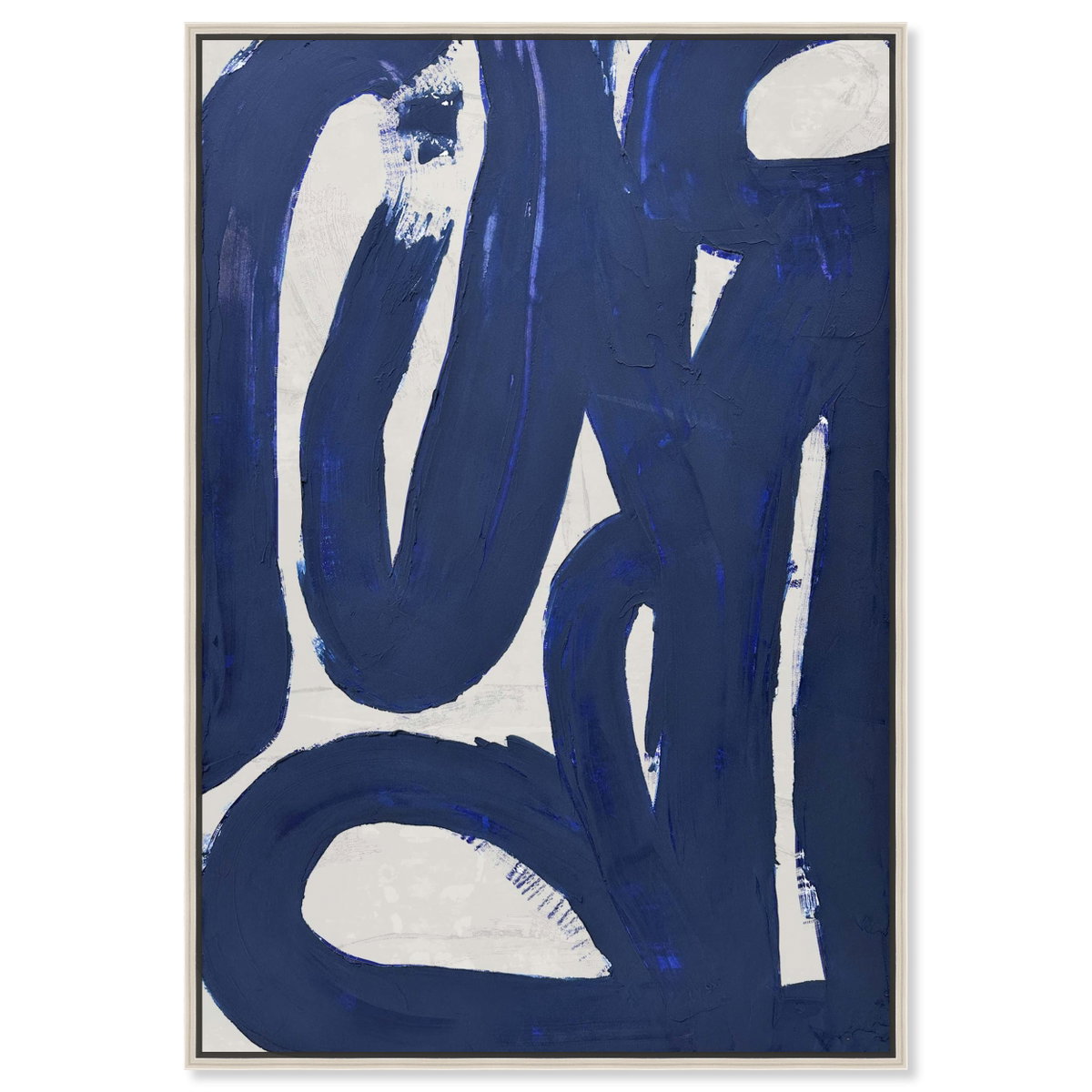 Blue 4 1 (Blue Spackle), Art by Oliver Gal,  30x45 View 1