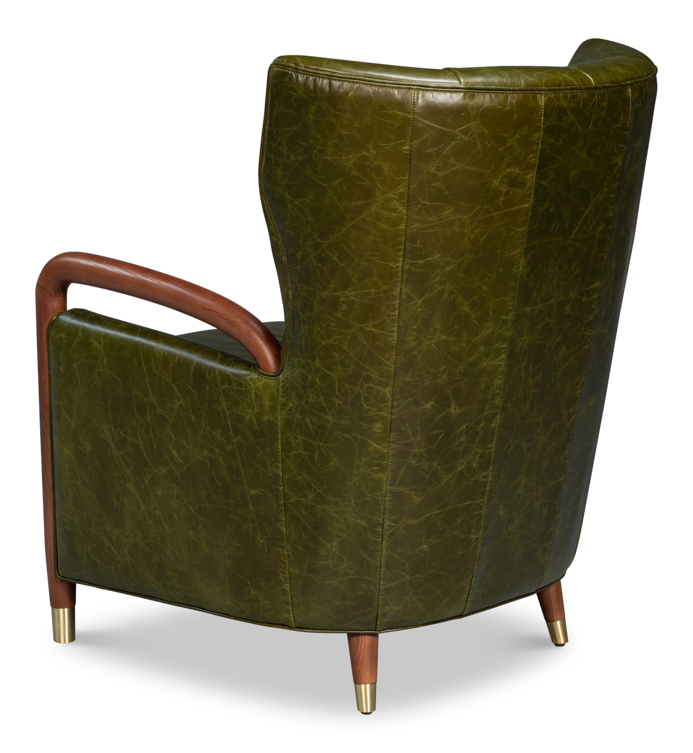 Alastair Chair, Britain Green, Seating by Sarreid, 30" length x 33" width x 39" height View 11