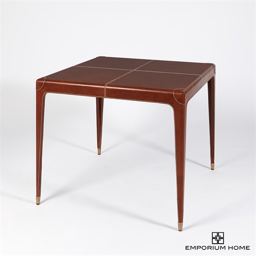 Emporium Home Tiburtina Games TableSaddle, by Global Views, 3'0.25" length x 3'0.25" width x 2'6.5" height View 8