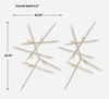Fireworks Silver Wall Decor Set/2 2 Fireworks Silver Wall Decor Set/2 thumbnail 2