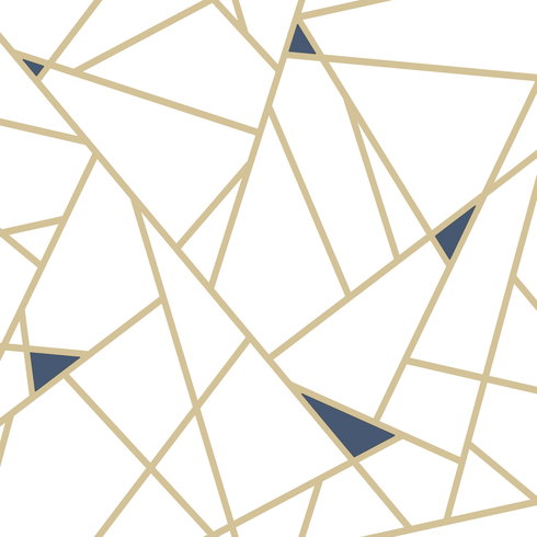 Fracture Gold Peel & Stick Wallpaper