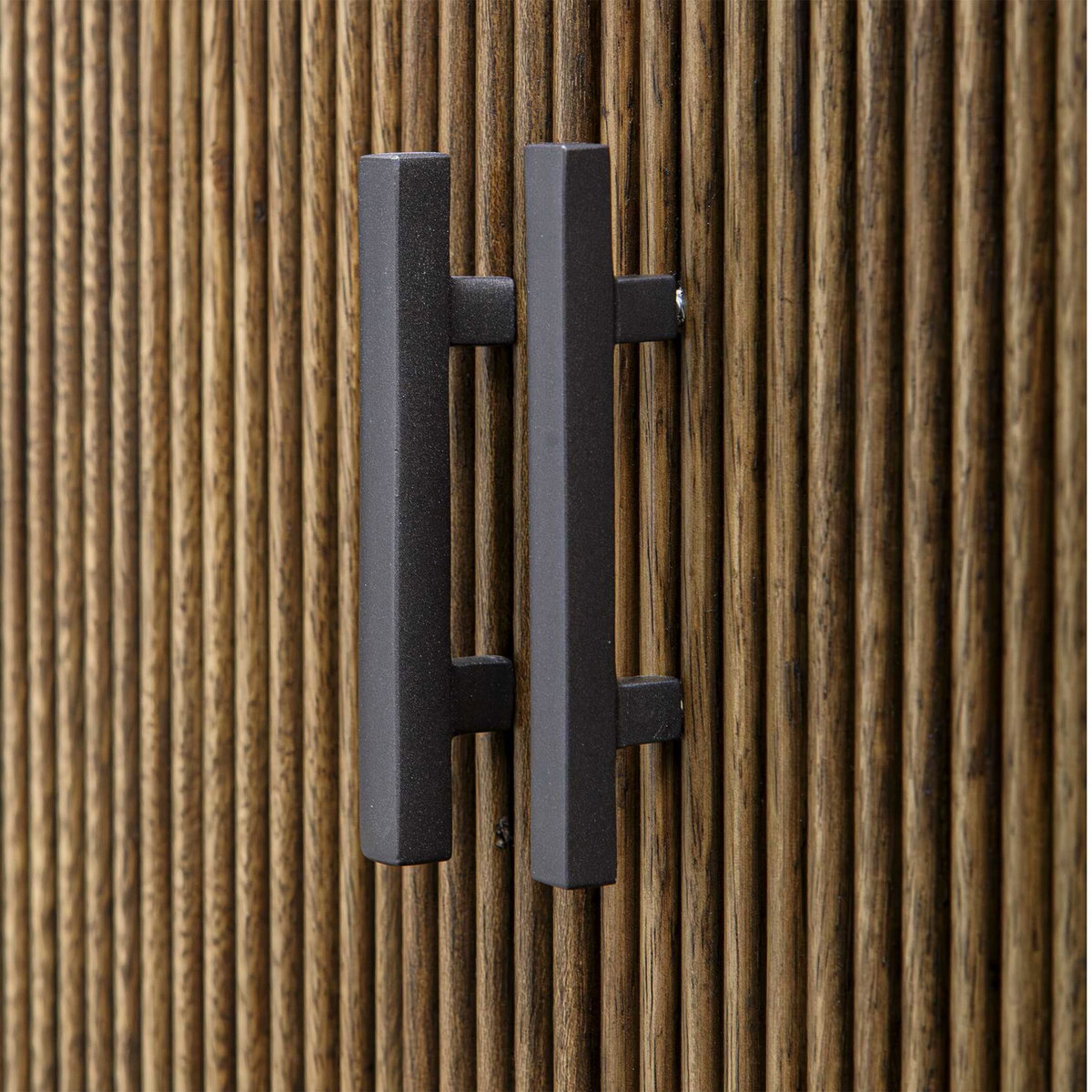 Pinstripe Tambour 2 Door Cabinet, Furniture by Uttermost, 36" width x 34.25" height x 14" depth View 8