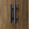 Pinstripe Tambour 2 Door Cabinet, Furniture by Uttermost, 36" width x 34.25" height x 14" depth thumbnail 8
