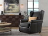 London Dry Accent Chair, Onyx Black, Seating by Sarreid, 37" length x 40" width x 40" height thumbnail 14
