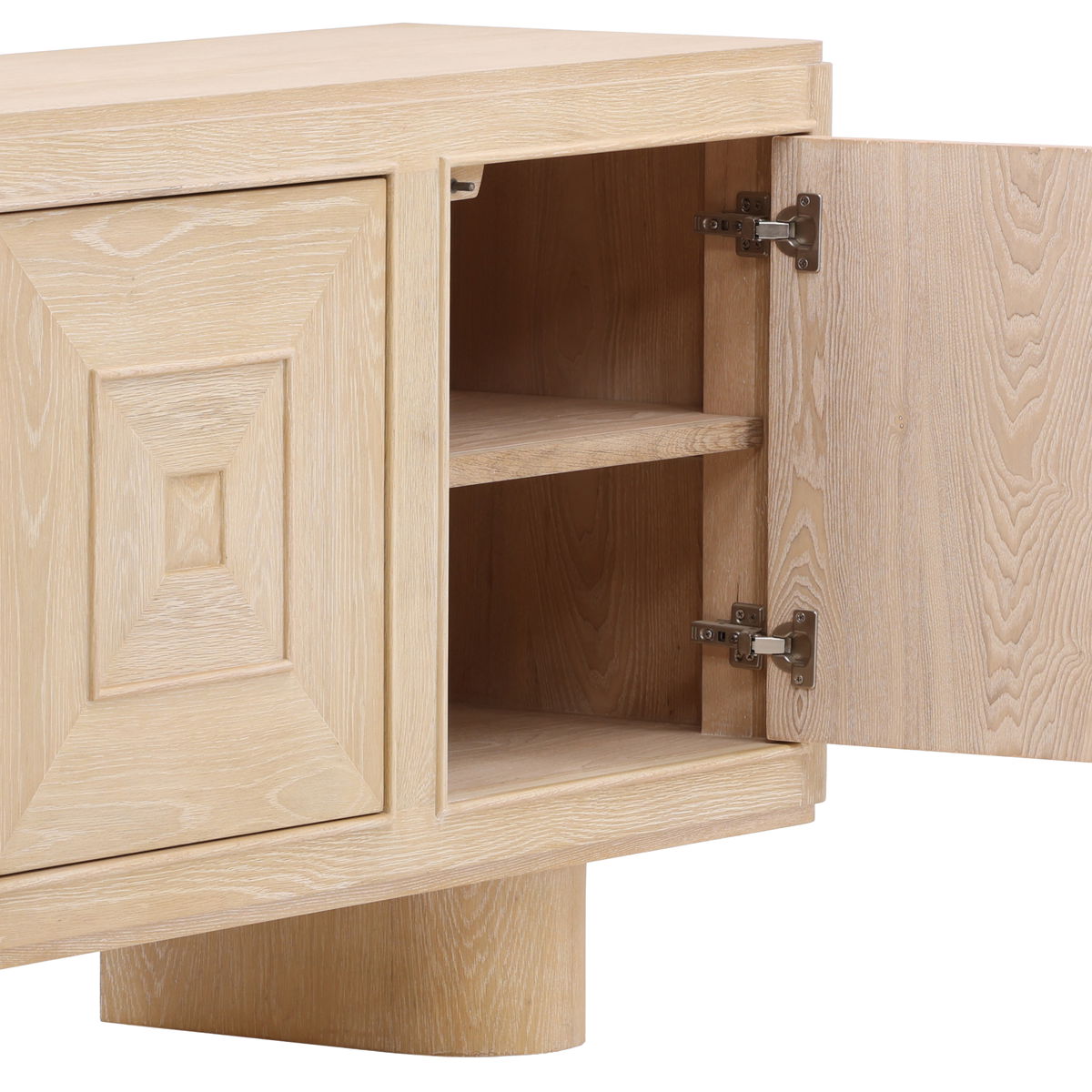 Williams Sideboard Light Natural, Sideboards & Buffet by Dovetail, 72.8" width x 32.5" height x 17.9" depth View 7