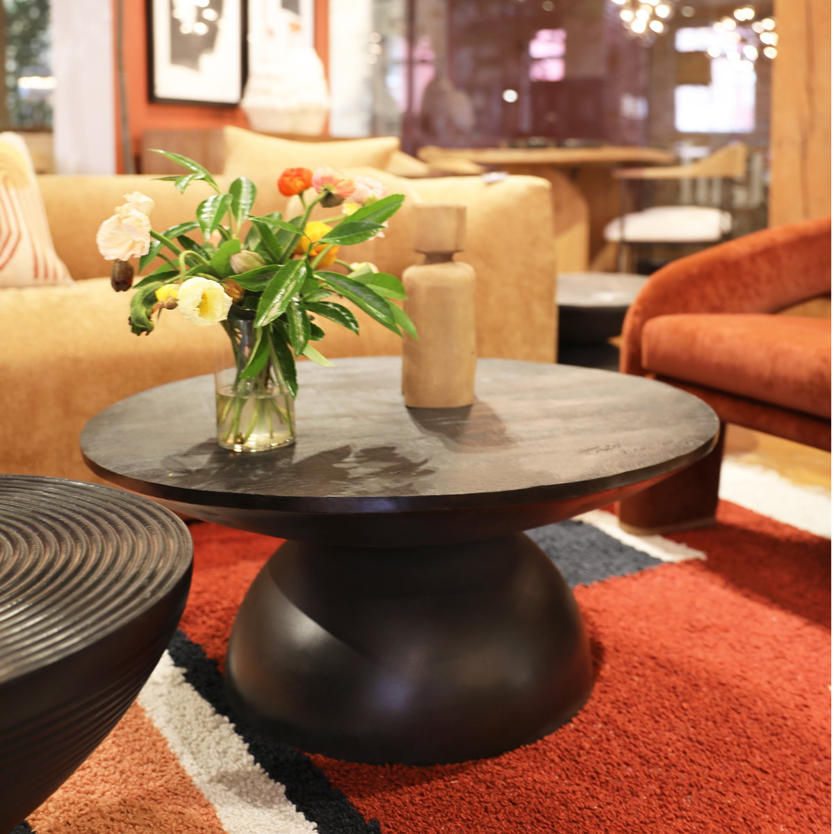 Bermudes Coffee Table, by Dovetail, 23.75" width x 16.5" height x 23.75" diameter x 23.75" depth View 4