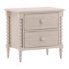 Marcellina Nightstand Whitewash, by Dovetail, 28" width x 27" height x 17.75" depth thumbnail 1