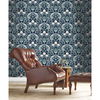 Plume Dynasty Navy Wallpaper thumbnail 2