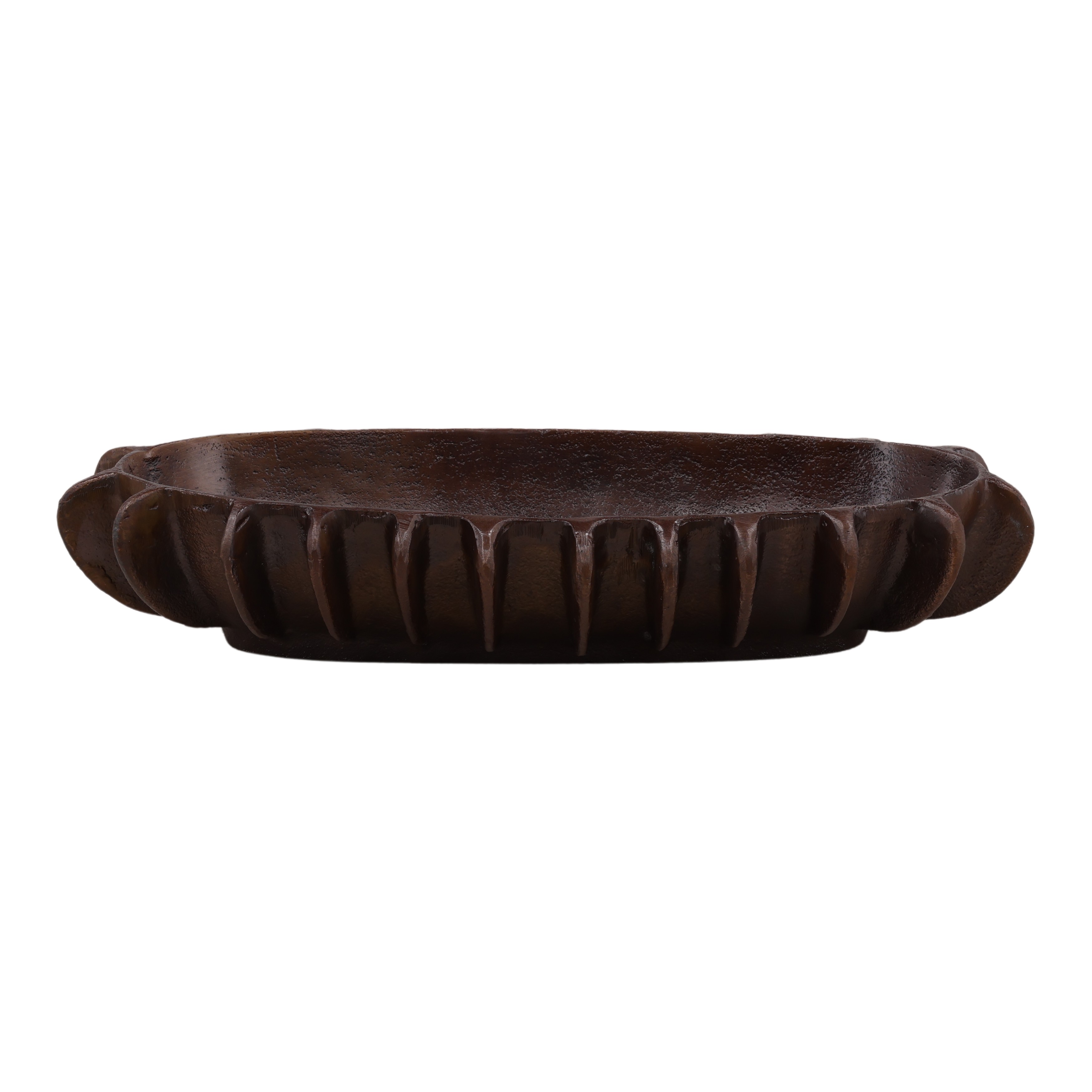 Isaura Bowl Bronze, Decor by Dovetail, 19" width x 3" height x 9" depth View 2