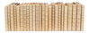 White Leather & Paper Books S/24, by Sarreid, 8" length x 2'6" width x 10" height thumbnail 1
