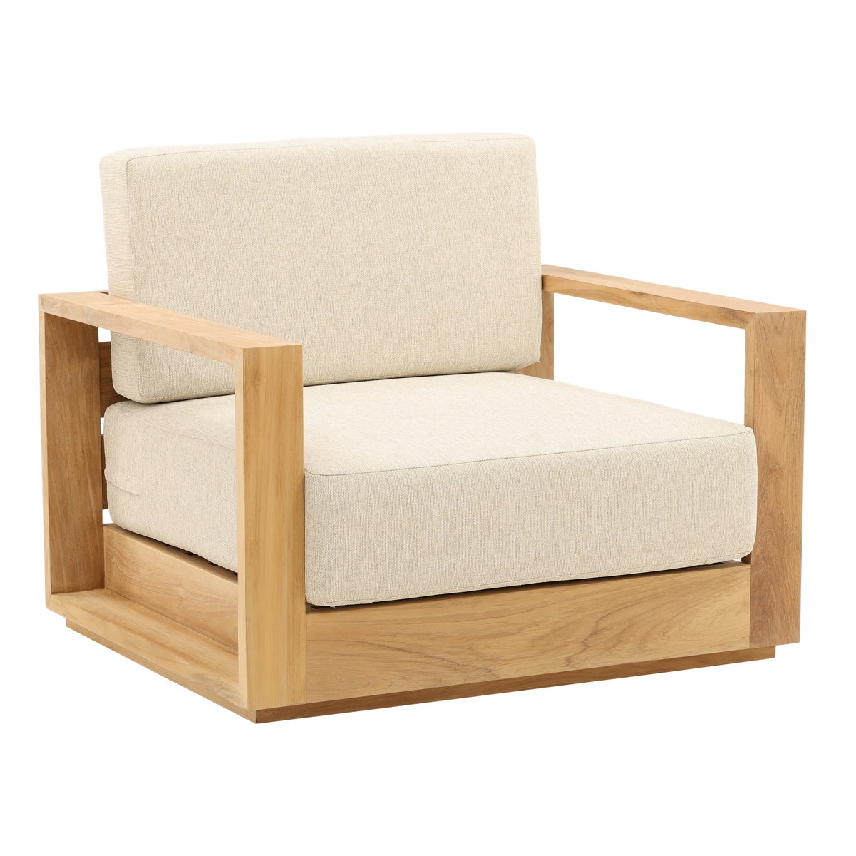 Darlene Outdoor Sofa Chair Sand, Accent Chair by Dovetail, 39.45" width x 32" height x 34.1" depth View 1